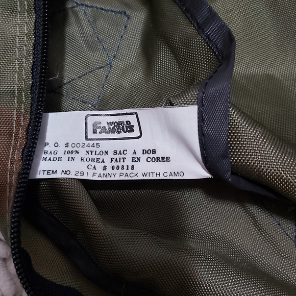 World Famous camo fanny pack - Picture 6 of 6